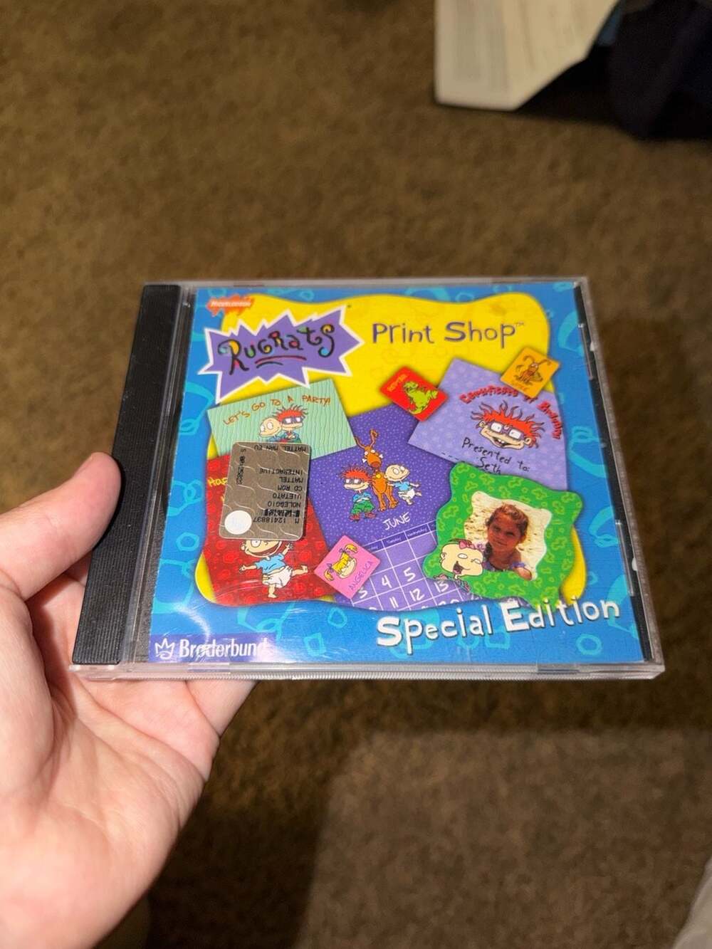 Rugrats Print Shop PC/Mac CD-ROM Special Edition Nickelodeon 1998 Windows 95/98